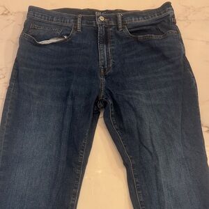GAP Men's Dark Blue Straight Jeans